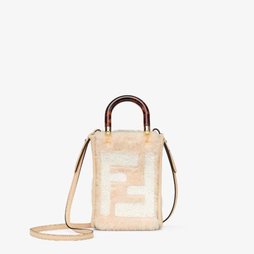  FENDI芬迪 22年秋冬 女士 手提包 Mini Sunshine Shopper 8BS051AL9YF1J47