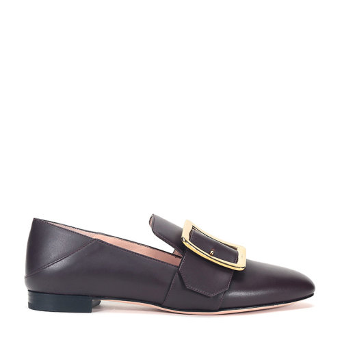 BALLY/巴利 女士皮質(zhì)平底鞋便鞋 JANELLE