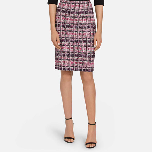 St.John/盛薔粗花呢女士半身裙K71Z061