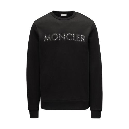  MONCLER蒙可蒙克萊 22年秋冬 男士 長袖T恤 Studded Logo Sweatshirt H10918G00013809KR999