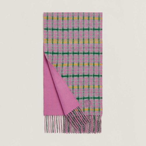  HERMES愛(ài)馬仕 22年秋冬 男士 圍巾 Echarpe H Ecossais Recto-Verso H393832T 08