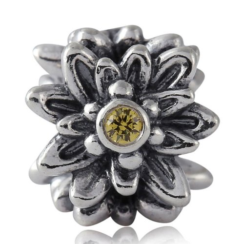 PANDORA/潘多拉 925銀鋯石雪絨花   791176CZY