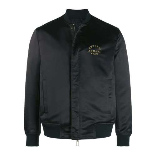  Emporio Armani/安普里奧阿瑪尼 男士黑色聚酯纖維夾克 6G1BP3 NIJZ 0999 PLFSX