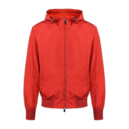 CANALI/康納利 橙色 男士連帽拉鏈功能性夾克外套 O40366-SG01222-901 春夏款