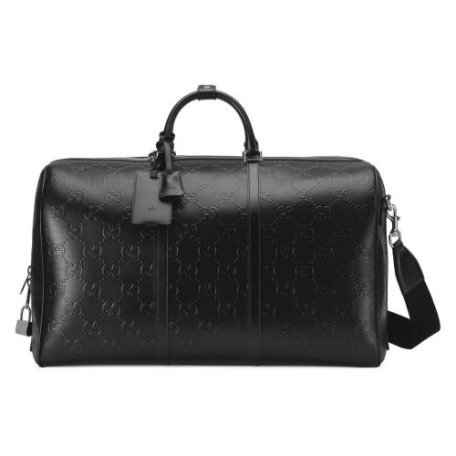  GUCCI古馳 22年秋冬 男士 GG印花壓紋大號(hào)旅行包 725129 1W3CN 1000