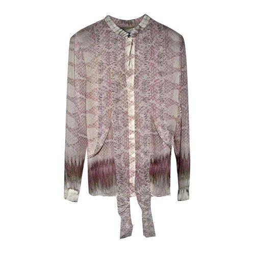 Roberto Cavalli/羅伯圖 卡維里/女裝/女士襯衫/女士長(zhǎng)袖襯衫