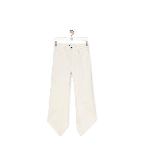  LOEWE羅意威 22年秋冬 女士 牛仔褲 Curved jeans in denim S540Y11X15-2110