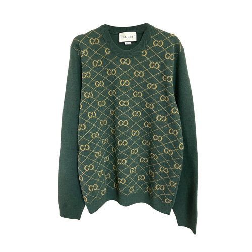 Gucci 古馳  羊毛毛衣 滿logo 男女同款