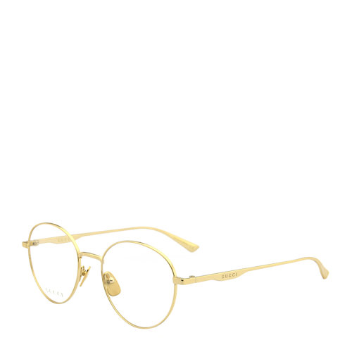 GUCCI/古馳 吳宣儀 李希侃 明星同款 簡(jiǎn)約 復(fù)古 圓形 全框 合金 輕 男女款 光學(xué)鏡架 近視 眼鏡框 眼鏡架 GG0337O 51/53mm GUCCI 古馳