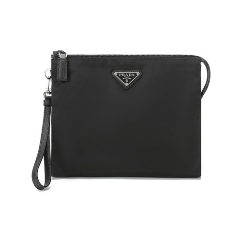 PRADA/普拉達(dá)  男士Re-Nylon再生尼龍手拿包 2NE789 2DMH