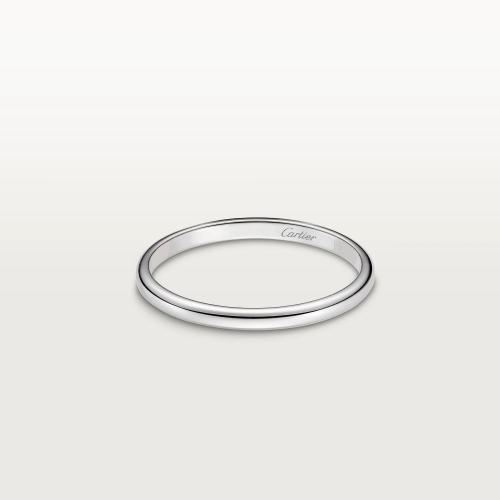  CARTIER 22年秋冬 女士 戒指 1895結(jié)婚對戒 鉑金