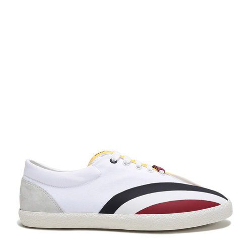 Moncler/蒙克萊 男士織物配皮/涂層系帶休閑運(yùn)動(dòng)鞋  4M70100 02SCU