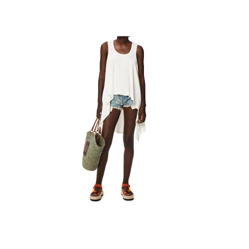  LOEWE羅意威 22年秋冬 女士 背心 Asymmetric tank top in viscose S616Y23X08-2100