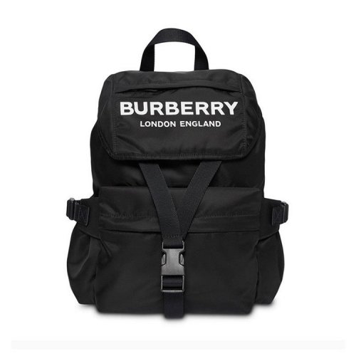  BURBERRY/博柏利 男士黑色尼龍雙肩背包 80141301