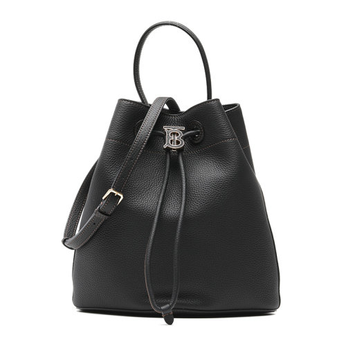 BURBERRY/博柏利22秋冬荔紋牛皮革手提單肩斜挎包水桶包8055691