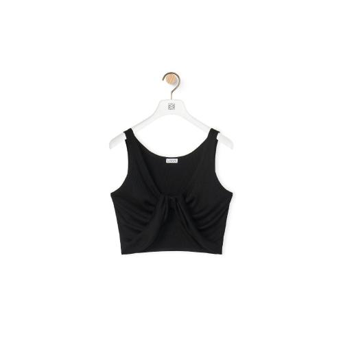  LOEWE羅意威 22年秋冬 女士 背心 Twisted bra top in cotton S359Y23X23-1100