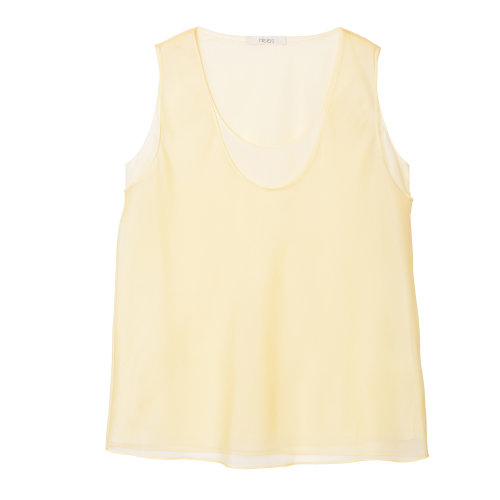 19年秋冬款nisiss/怡夕桑蠶絲無袖上衣女士短袖T恤N165XV20