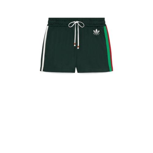  GUCCI古馳 22年秋冬 女士 adidas x Gucci聯(lián)名系列針織短褲 702413 XJEGU 3806
