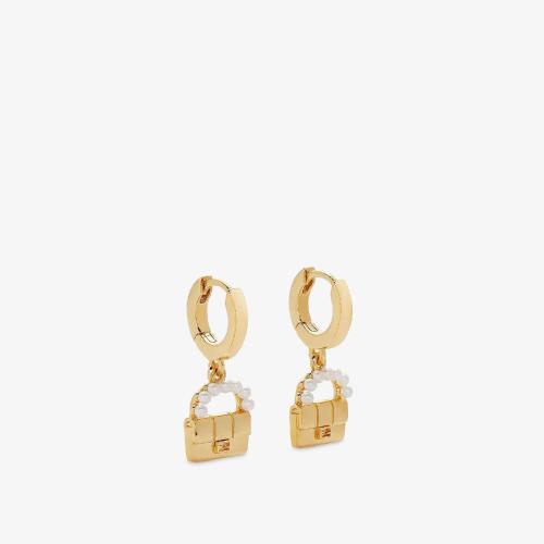  FENDI芬迪 22年秋冬 女士 耳環(huán) Baguette earrings 8AH616A5TOF09ZE
