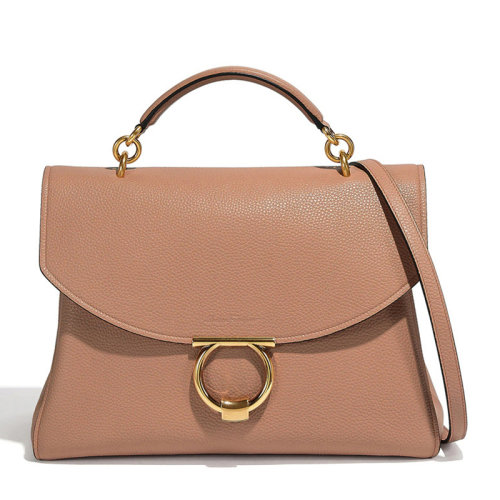 Salvatore Ferragamo/菲拉格慕 女士小牛皮單肩包斜挎包手提包