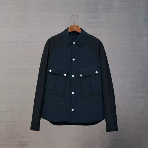  HERMES愛馬仕 22年秋冬 男士 衛(wèi)衣 Surchemise matelassee ??H?? H262820HK0150