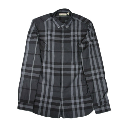 BURBERRY/博柏利  男裝 服裝 經(jīng)典格紋棉質(zhì)休閑 男士長(zhǎng)袖襯衫 394412