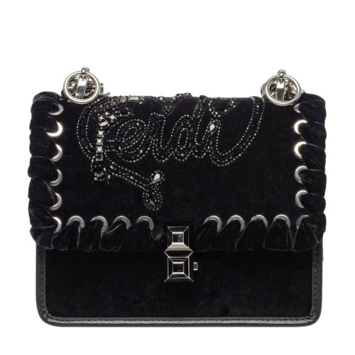  FENDI/芬迪 女士黑色小牛皮單肩包 8M0381 A44K F0GXN PLSX