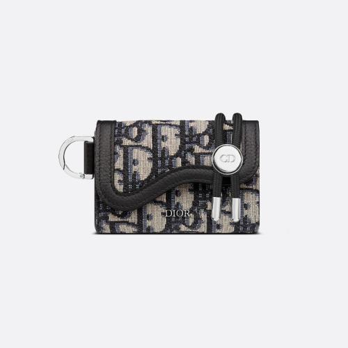  DIOR迪奧 22年秋冬 男士 卡包 馬鞍卡夾 2ADBC295YKY_H27E