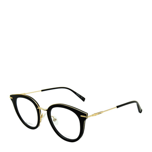 MaxMara/麥絲瑪拉 復古 輕架 板材 合金 多邊 圓框 女士 光學鏡架  近視 眼鏡框 眼鏡架 MM 1371 47mm