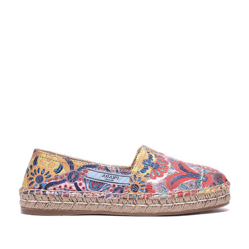 PRADA/普拉達(dá) 女士織物漁夫鞋 1S346I 2I2 F 020