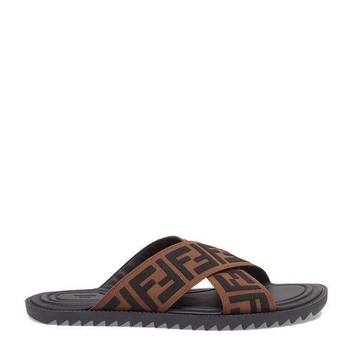 FENDI/芬迪 拼色布料涼鞋 7X1222A63T