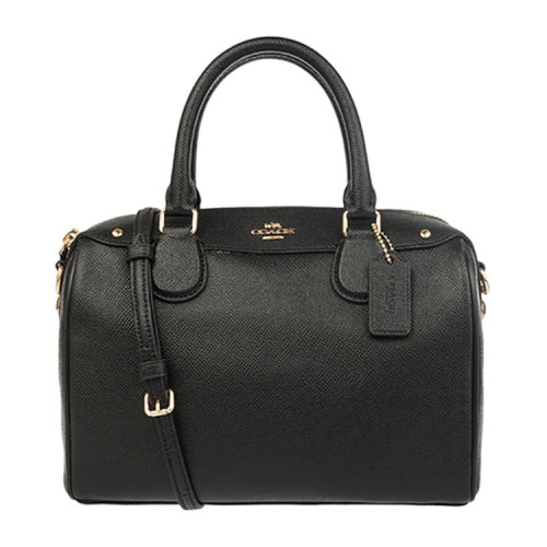 COACH/蔻馳女士牛皮革波士頓斜挎手提女包單肩包dF57521