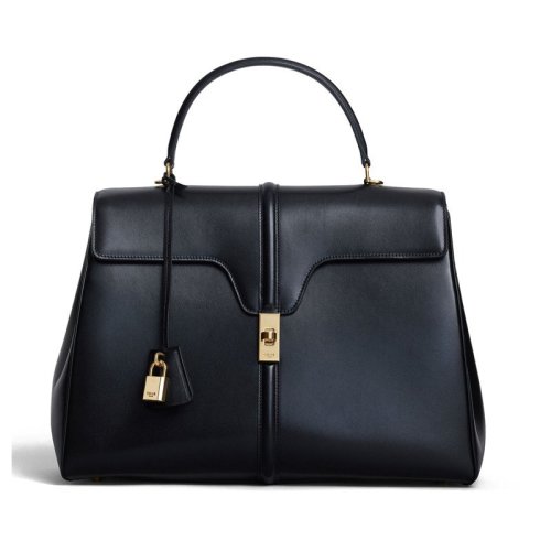 CELINE/賽琳  經(jīng)典款 女士緞面小牛皮手提包（2色可選）187573BEY.38NO