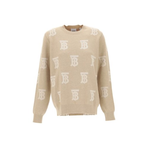 BURBERRY/博柏利 女士米色羊毛針織衫/毛衣 8052405 PLFSX