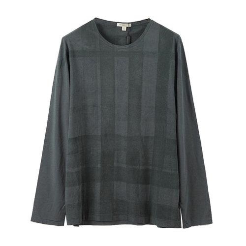 BURBERRY/博柏利 男裝 服飾 黑灰色拼接圓領(lǐng)套頭衫 男士長袖T恤 3942209