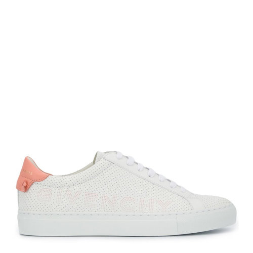 Givenchy/紀(jì)梵希 女士白色鏤空小牛皮印花圖案Urban Street運動鞋小白鞋休閑鞋板鞋平底鞋女鞋 BE0003E0S7149