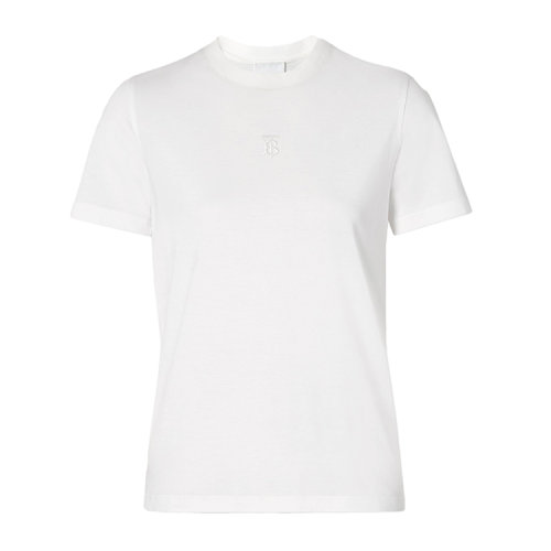 BURBERRY/博柏利 專屬標(biāo)識圖案女士短袖T恤 8015186 1