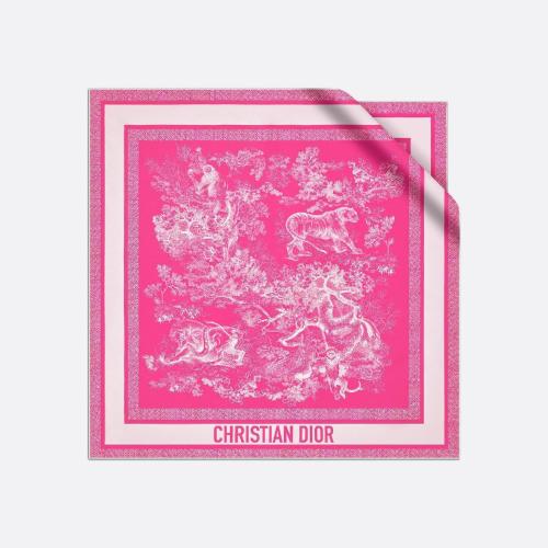 DIOR迪奧 22年春夏 女士 圍巾 Dior 印花方巾 21JOU070I602_C422