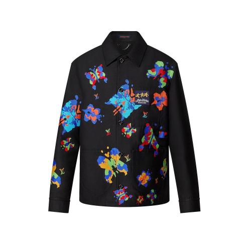  LV路易威登 22年秋冬 男士 長袖襯衫 工裝夾克式襯衫 1AAUUQ 1AAUUV 1AAUUT 1AAUUR 1AAUUU 1AA