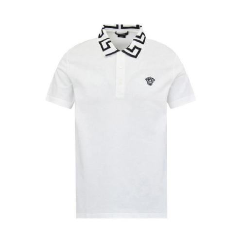  VERSACE/范思哲 男士白色棉質(zhì)短袖polo衫 A89492-A231240 A2048 PLFSX