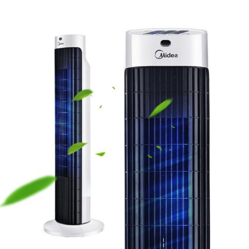 Midea/美的 塔扇家用遙控靜音無葉風(fēng)扇落地扇電風(fēng)扇搖頭臺式家電 FZ10-17BR