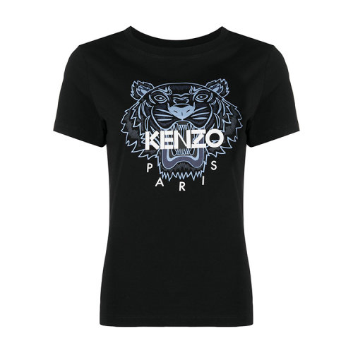 KENZO/高田賢三 春夏 百搭 女性 黑色 女士短袖T恤 FB52TS8464YB99