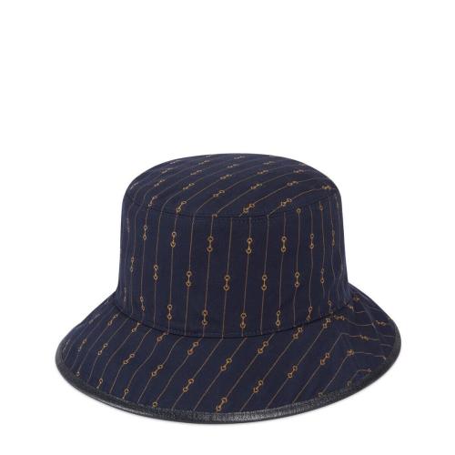  GUCCI古馳 22年秋冬 女士 雙面GG和馬銜扣漁夫帽 700851 4HAOU 4068