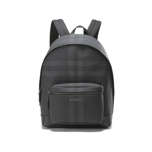 BURBERRY/博柏利【22秋冬新款】男款織物配皮手提雙肩包背包格紋字母徽標(biāo) 80546631