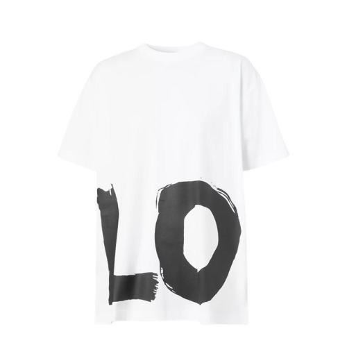  BURBERRY/博柏利 愛心印花超大款T恤女士 80373031 PLFSX