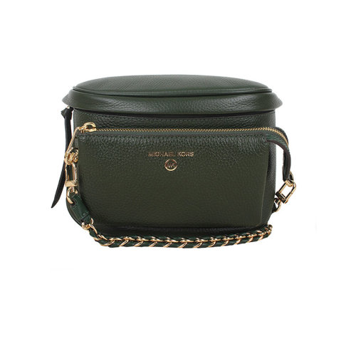 Michael Kors/邁克·科爾斯 時(shí)尚百搭 女士 牛皮拉鏈開合斜挎包單肩包 30T0G04M6L001 HJH0034C