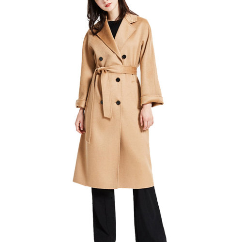 GeleiStory/GeleiStory復(fù)古系列毛呢大衣雙面羊毛大衣水波紋歐美羊毛大衣女士外套女士大衣