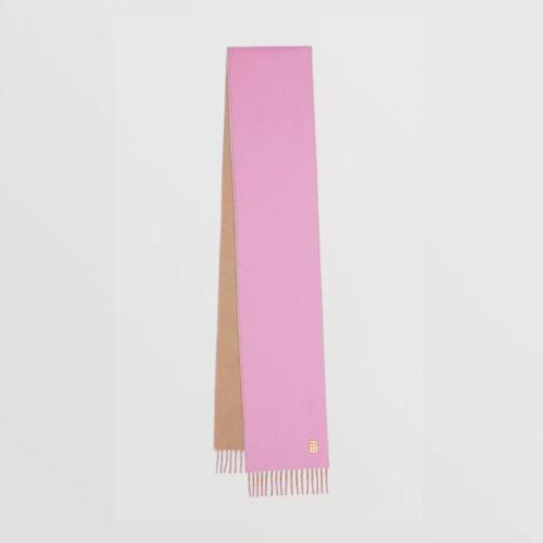  BURBERRY 22年秋冬 女士 雙面兩用專屬標(biāo)識羊絨圍巾 80600971