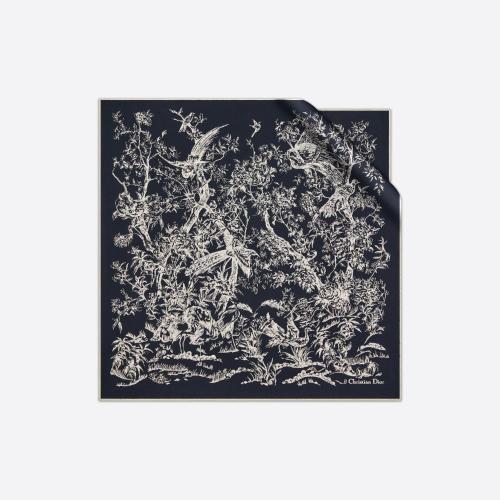  DIOR迪奧 22年秋冬 女士 圍巾 Dior 印花方巾 31JHO055I612_C980