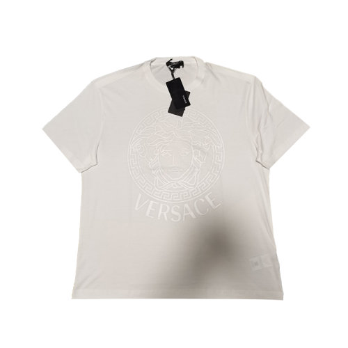 VERSACE/范思哲 經(jīng)典款白色休閑百搭短袖圓領(lǐng)T恤女士